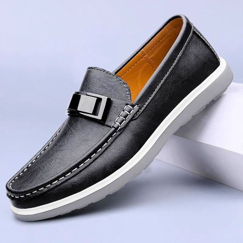 Savren Genuine Leather Loafers
