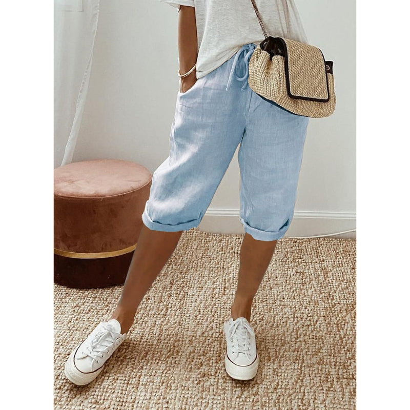 Orma Cotton-Linen Harem Pants