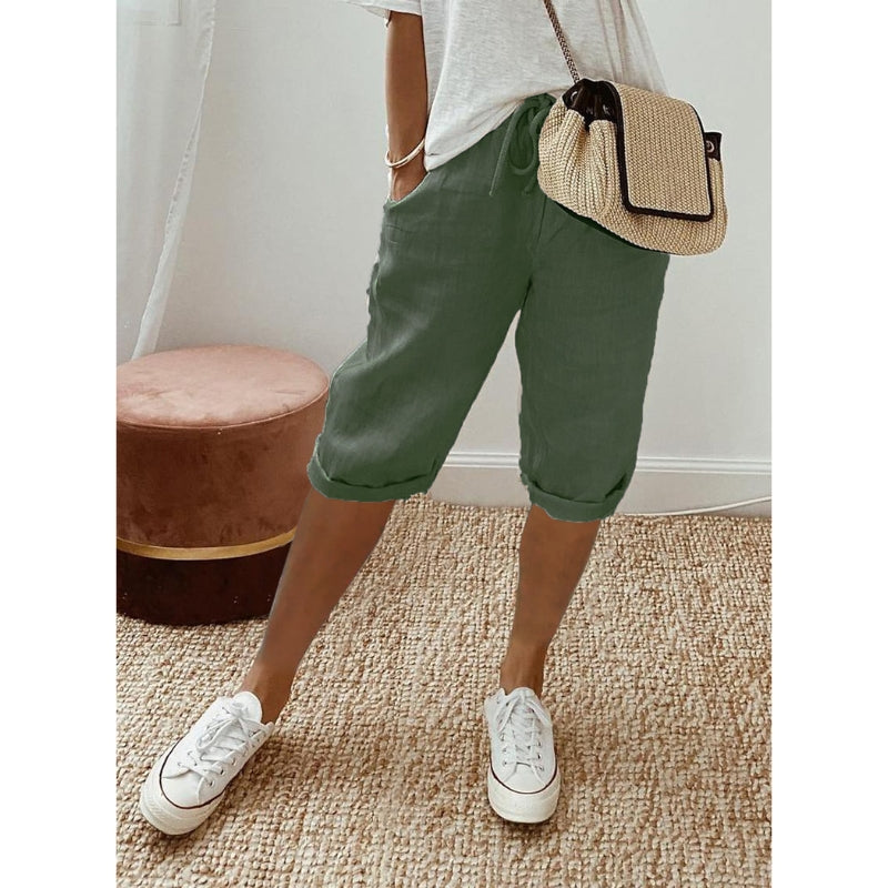 Orma Cotton-Linen Harem Pants