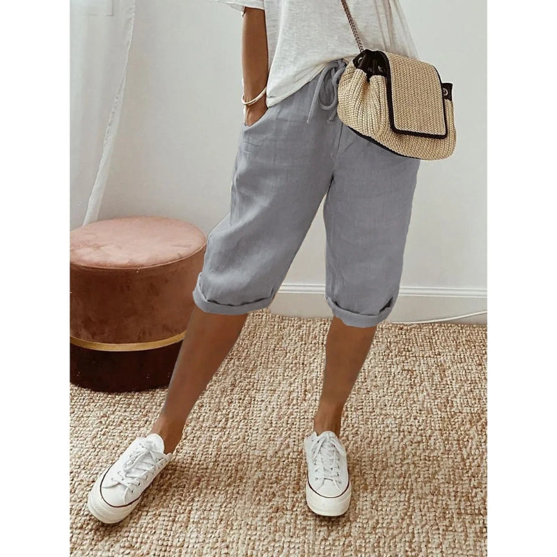 Orma Cotton-Linen Harem Pants