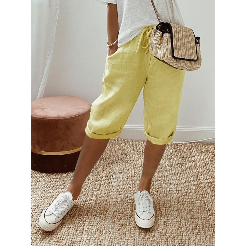 Orma Cotton-Linen Harem Pants