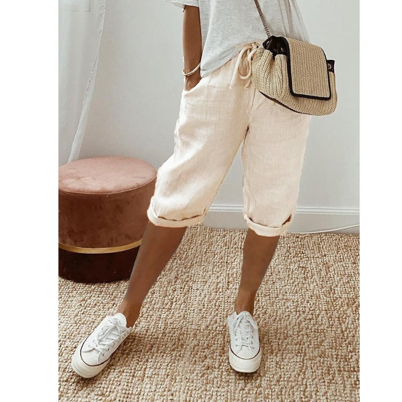Orma Cotton-Linen Harem Pants