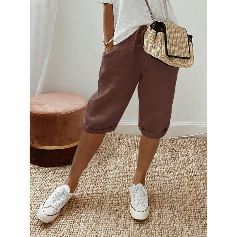 Orma Cotton-Linen Harem Pants