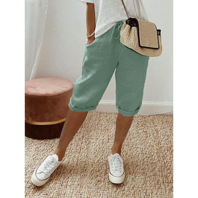 Orma Cotton-Linen Harem Pants