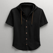 Renzo Linen Hoodie Shirt