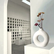 Cubara Circular Ceramic Vase
