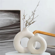 Cubara Circular Ceramic Vase