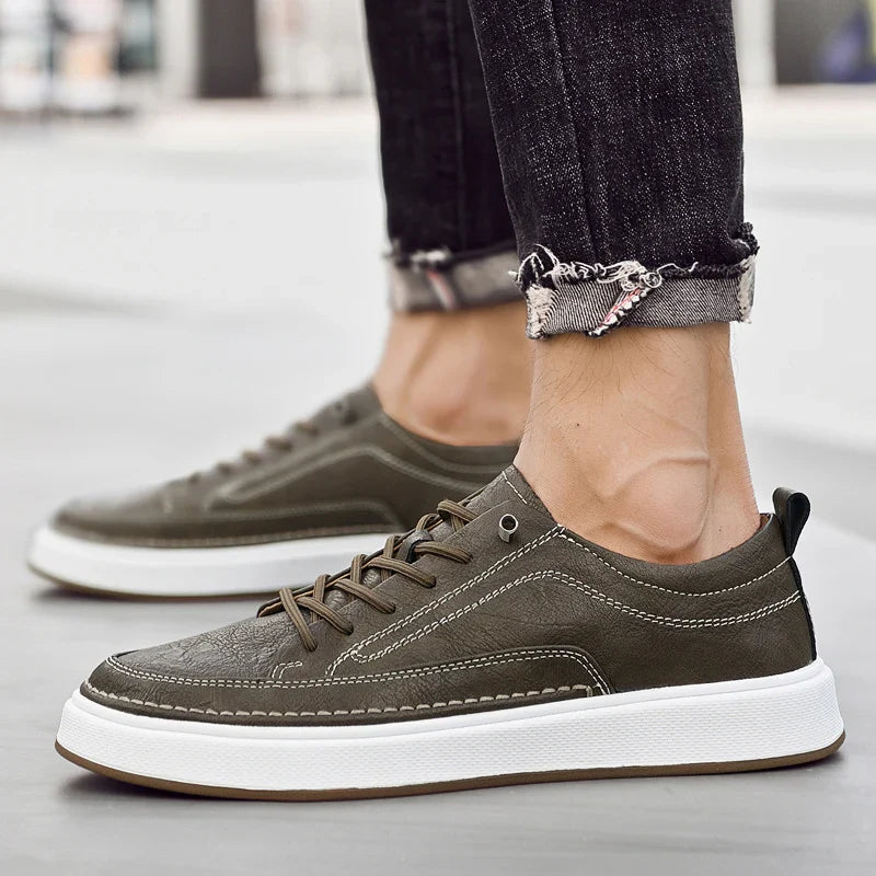 Zyver Genuine Leather Sneakers