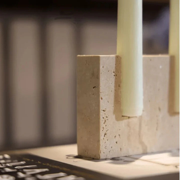 Veyra Marble Candle Holder